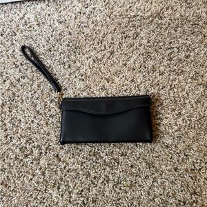 Elegant Black Wristlet Wallet